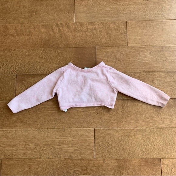 3/$10 H&M Baby girl cropped cardigan 6-9m - Picture 4 of 4